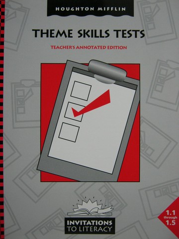 (image for) Invitations to Literacy 1 Theme Skills Tests TAE (TE)(P)
