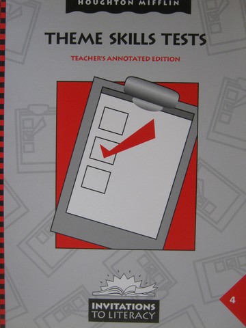 (image for) Invitations to Literacy 4 Theme Skills Tests TAE (TE)(P)