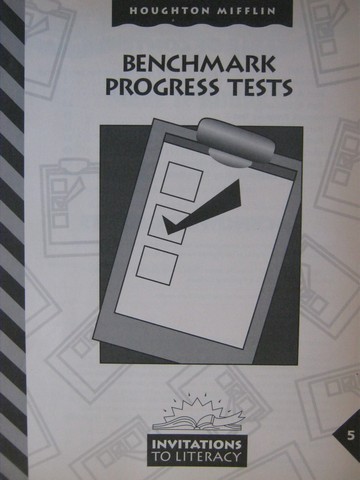 (image for) Invitations to Literacy 5 Benchmark Progress Tests (P)