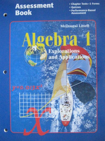 (image for) Algebra 1 Explorations & Applications Assessment Book (P)