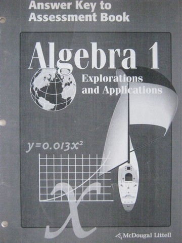 (image for) Algebra 1 Explorations & Applications Assessment Book Answer (P)