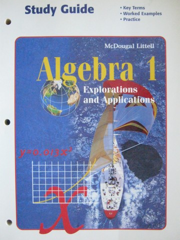 (image for) Algebra 1 Explorations & Applications Study Guide (P)