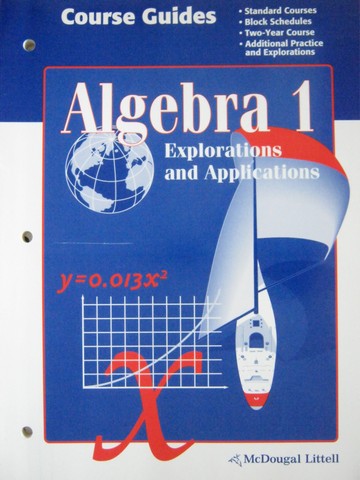 (image for) Algebra 1 Explorations & Applications Course Guides (P)