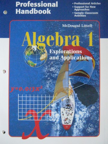 (image for) Algebra 1 Explorations & Applications Professional Handbook (P)