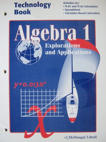 (image for) Algebra 1 Explorations & Applications Technology Book (P)