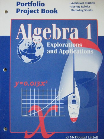 (image for) Algebra 1 Explorations & Applications Portfolio Project Book (P)