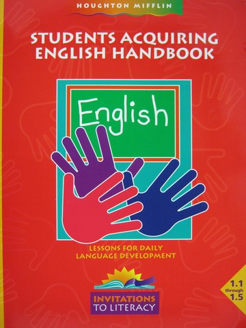(image for) Invitations to Literacy 1 Students Acquiring English Handbook (P