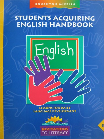 (image for) Invitations to Literacy K Students Acquiring English Handbook (P