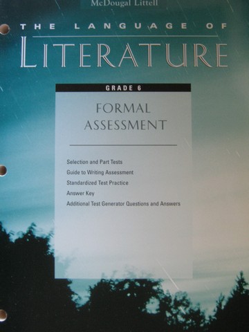 (image for) Language of Literature 6 TRM (TE)(PK)