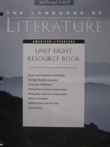 (image for) Language of Literature American Literature Unit 8 Resource (P)