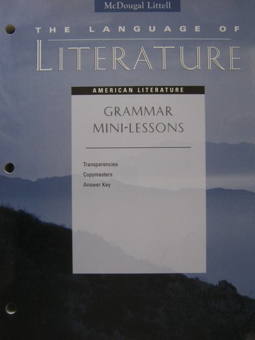 (image for) Language of Literature American Literature Grammar Mini (P)