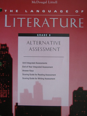 (image for) Language of Literature 8 Alternative Assessment (P)