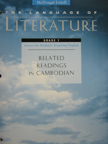 (image for) Language of Literature 7 Related Readings in Cambodian (P)