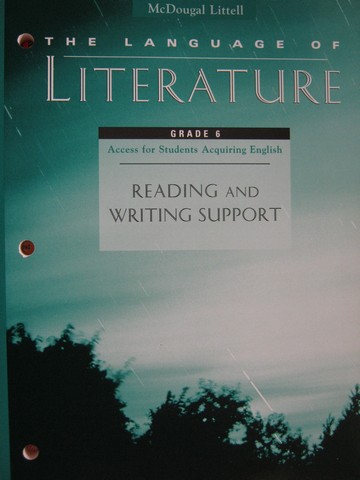 (image for) Language of Literature 6 Reading & Writing Support (P)