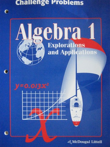 (image for) Algebra 1 Explorations & Applications Challenge Problems (P)