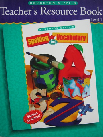 (image for) Spelling & Vocabulary 1 Teacher's Resource Book (TE)(P)