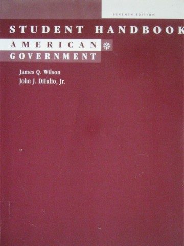(image for) American Government 7th Edition Student Handbook (P)