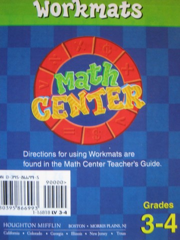 (image for) Math Center 3-4 Workmats (Pk)