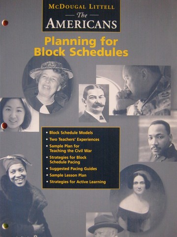 (image for) Americans Planning for Block Schedules (P)