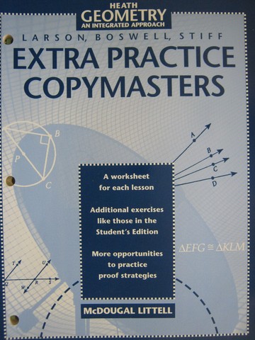 (image for) Heath Geometry An Integrated Approach Extra Practice (P)