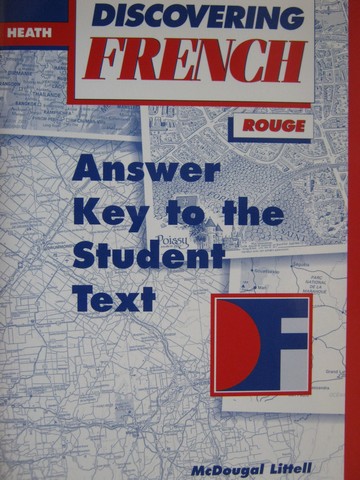 (image for) Discovering French Rouge Answer Key to the Student Text (P)