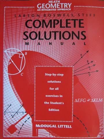 (image for) Heath Geometry An Integrated Approach Complete Solutions (P)