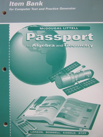 (image for) Passport to Algebra & Geometry Item Bank (P)
