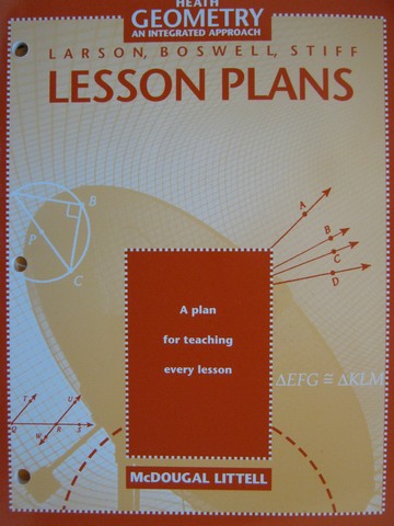(image for) Heath Geometry An Integrated Approach Lesson Plans (P)