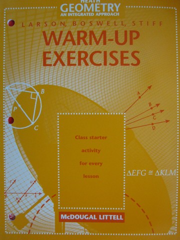 (image for) Heath Geometry An Integrated Approach Warm-Up Exercises (P)