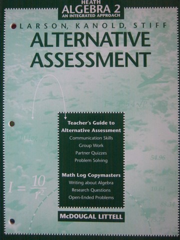 (image for) Heath Algebra 2 An Integrated Approach Alternative (P)