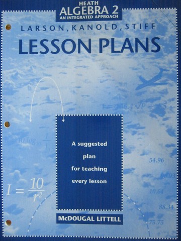 (image for) Heath Algebra 2 An Integrated Approach Lesson Plans (P)
