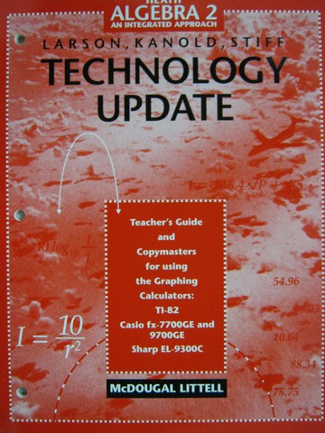 (image for) Heath Algebra 2 An Integrated Approach Technology Update (P)