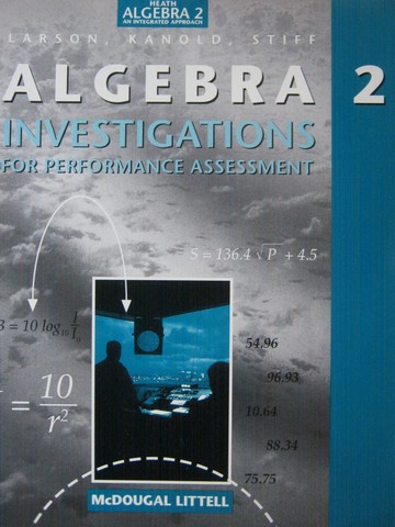 (image for) Heath Algebra 2 An Integrated Approach Investigations (P)