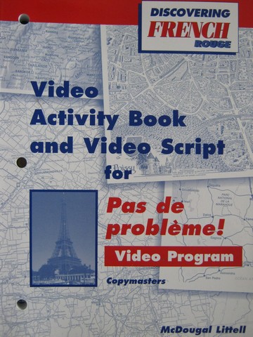 (image for) Discovering French Rouge Video Activity Book & Video Script (P)