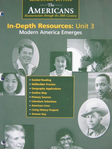 (image for) Americans In-Depth Resources Unit 3 (P)