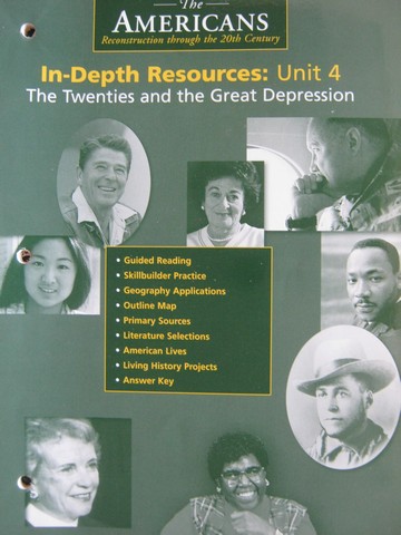 (image for) Americans In-Depth Resources Unit 4 (P)