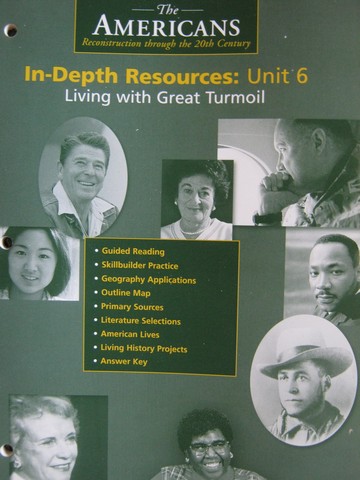 (image for) Americans In-Depth Resources Unit 6 (P)