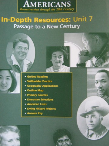 (image for) Americans In-Depth Resources Unit 7 (P)