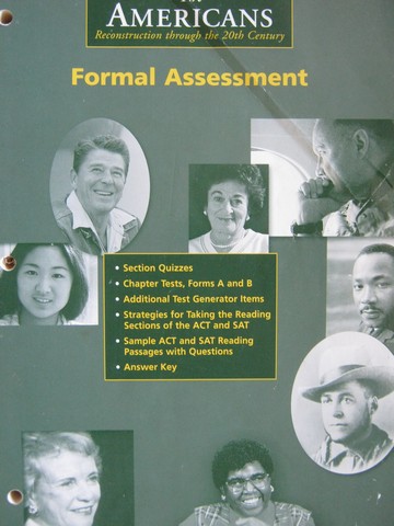 (image for) Americans Formal Assessment (P)