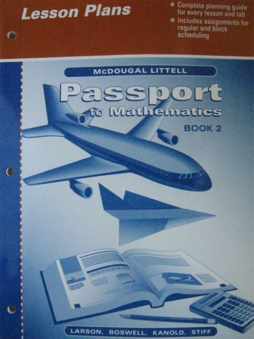 (image for) Passport to Mathematics 2 Lesson Plans (P)