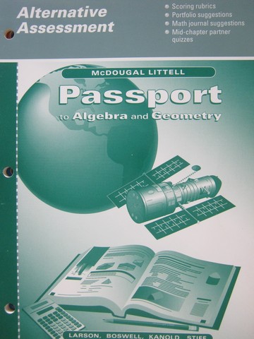 (image for) Passport to Algebra and Geometry Alternative Assessment (P)