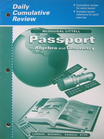 (image for) Passport to Algebra & Geometry Daily Cumulative Review (P)