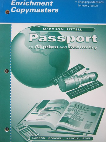 (image for) Passport to Algebra & Geometry Enrichment Copymasters (P)