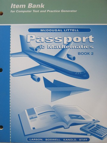 (image for) Passport to Mathematics 2 Item Bank (P)