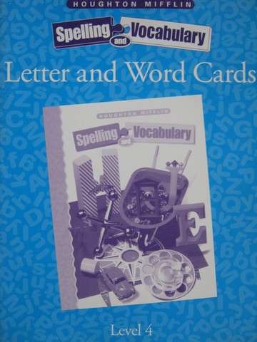 (image for) Spelling & Vocabulary 4 Letter & Word Cards (P)