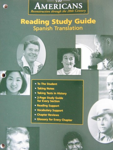(image for) Americans Reading Study Guide Spanish Translation (P)