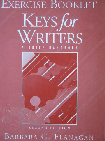 (image for) Keys for Writers 2nd Edition Exercise Booklet (P)