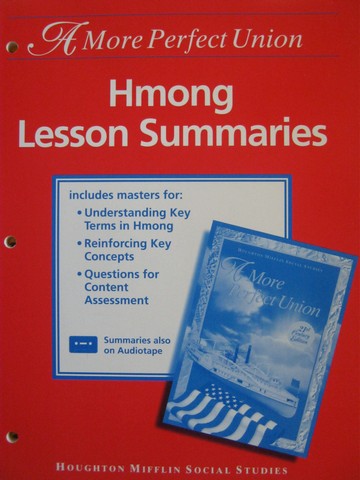 (image for) A More Perfect Union 8 21st Century Hmong Lesson Summaries (P)