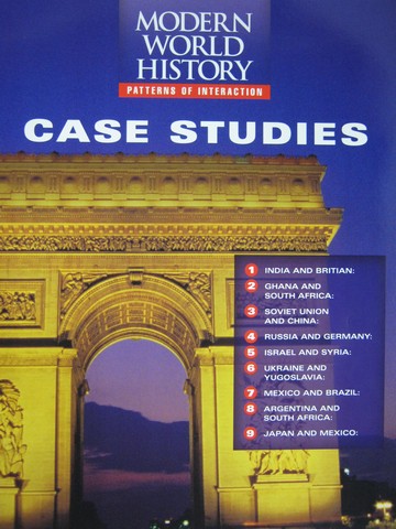 (image for) Modern World History Patterns of Interaction Case Study (P)