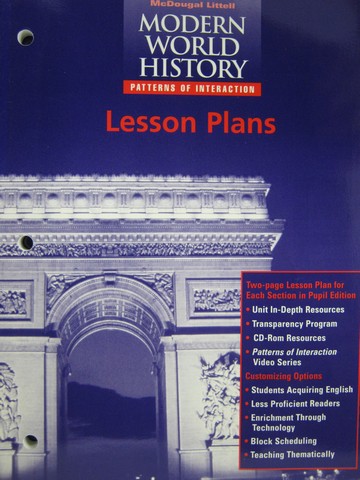 (image for) Modern World History Patterns of Interaction Lesson Plans (P)